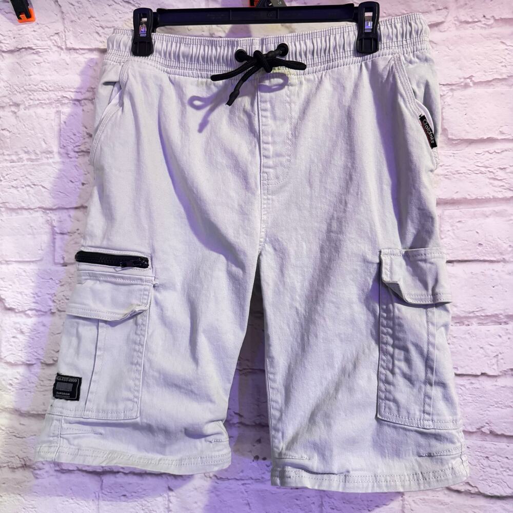 Akademiks Light Khaki Cargo Shorts Sz L